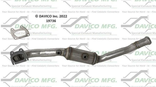 2011-2012 Dodge Durango Catalytic Converter19736